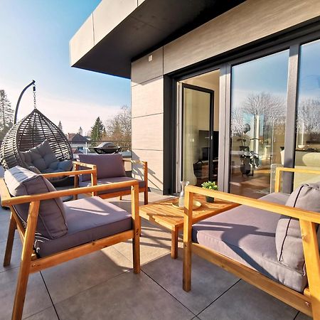 Apartamento Fynbos Penthouse Deluxe, Balkon, Parkplatz Straubing Exterior foto